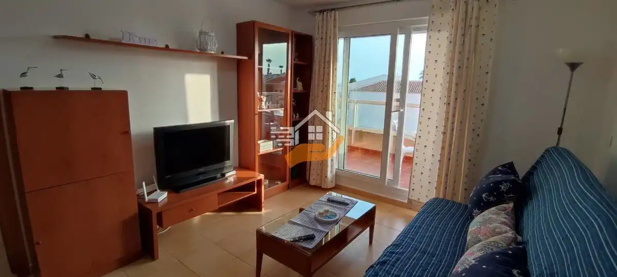 Living room of Flat for sale in La Manga del Mar Menor  with Air Conditioner, Balcony and Community pool