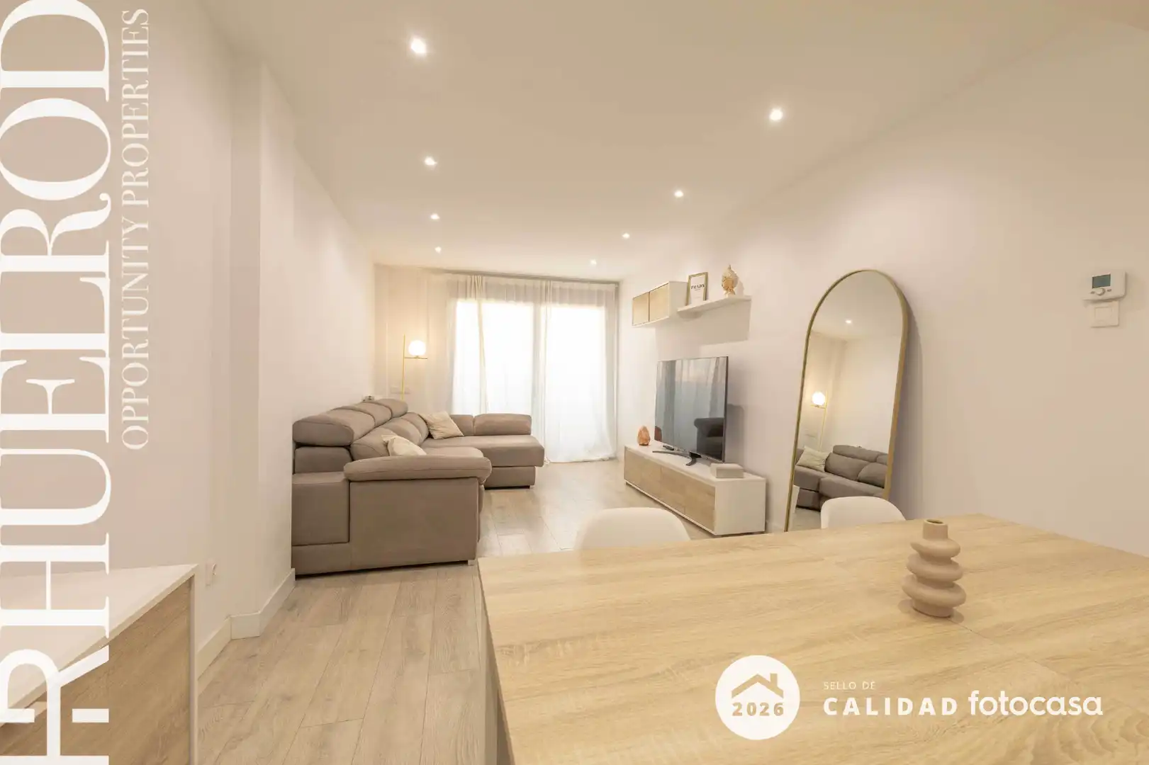 Sala d'estar de Pis en venda en Badalona amb Calefacció, Parquet i Traster
