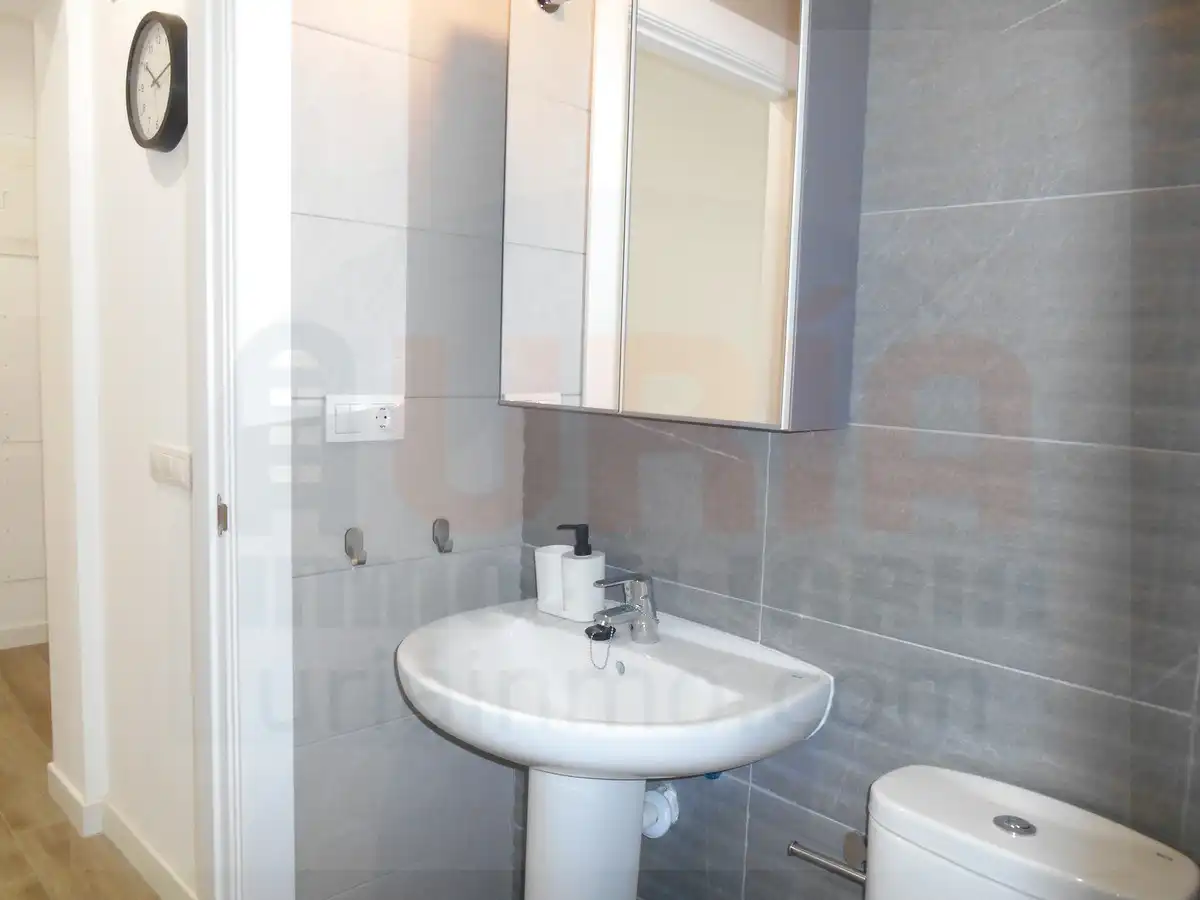 Baño de Piso de alquiler en Oviedo  con Calefacción, Amueblado y Horno