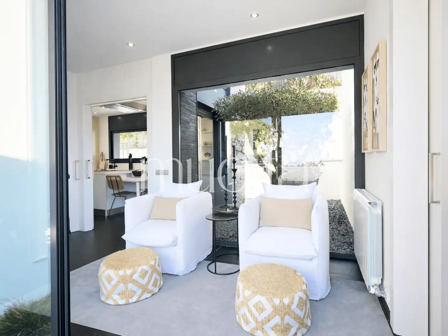 Sala de estar de Casa o chalet en venta en Viladrau con Calefacción, Jardín privado y Terraza