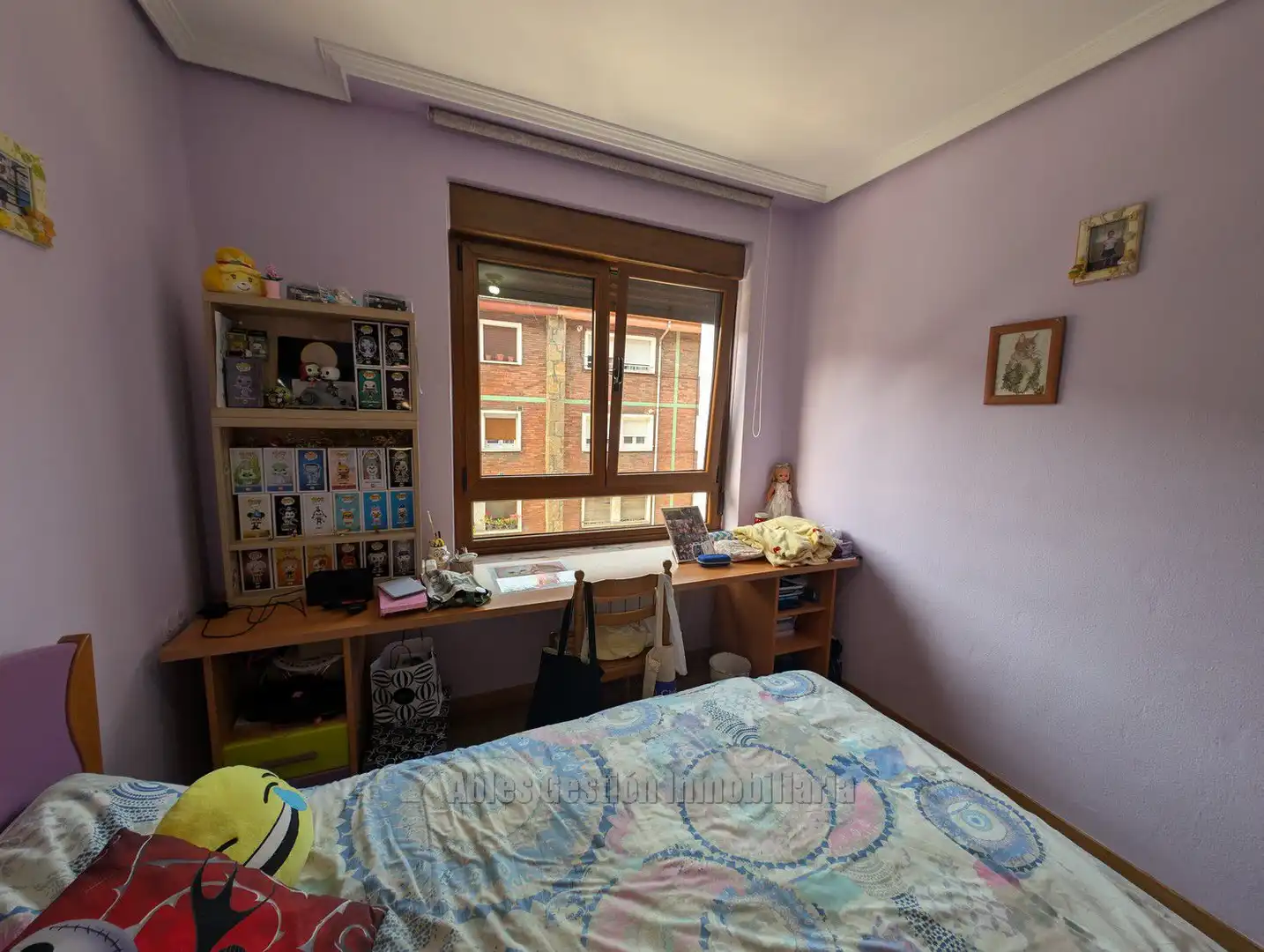 Schlafzimmer von Wohnung zum Verkauf in Mieres (Asturias) mit Heizung, Parkett und Abstellraum