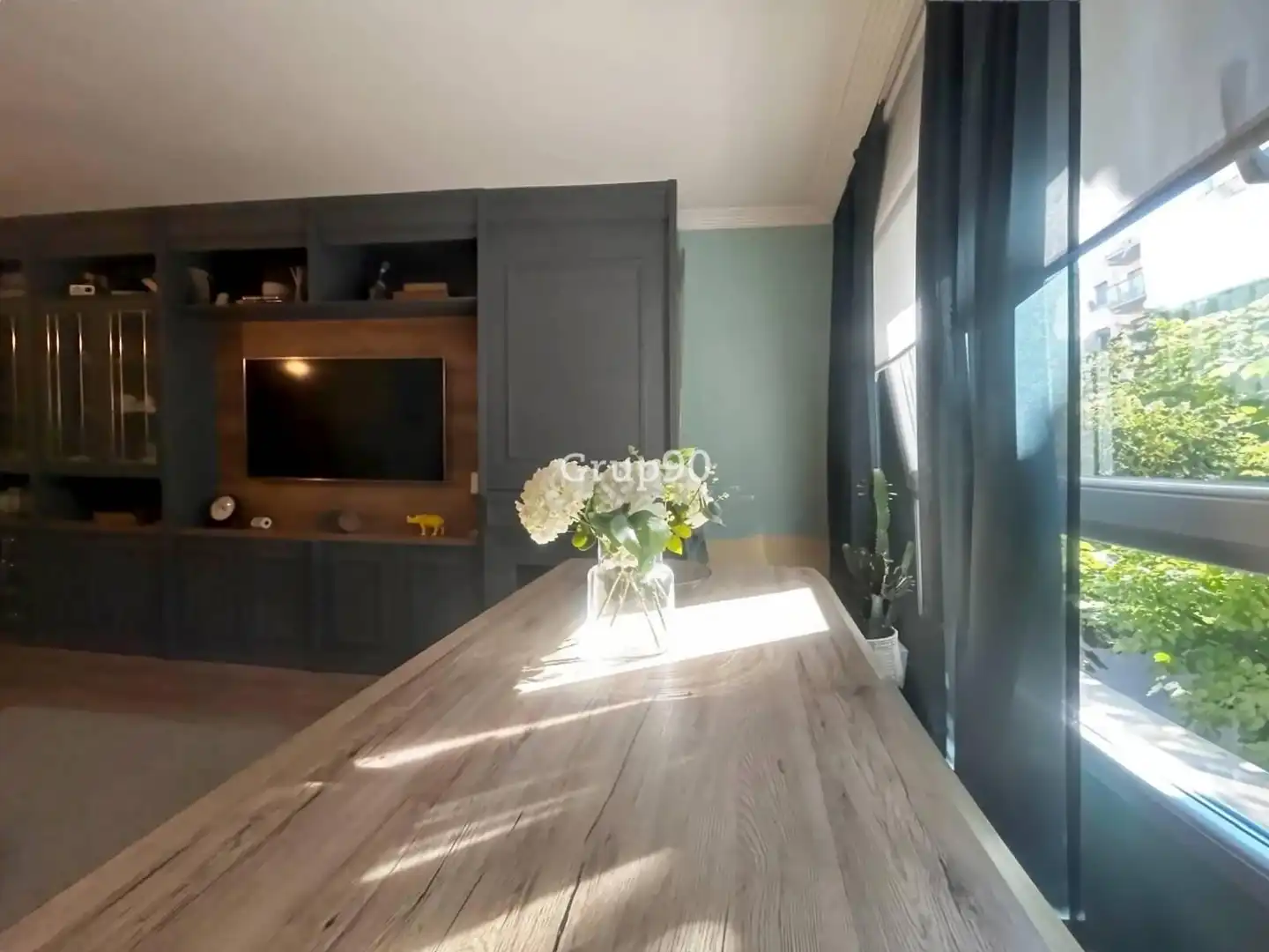 Sala de estar de Piso en venta en Lleida con Calefacción, Parquet y Balcón