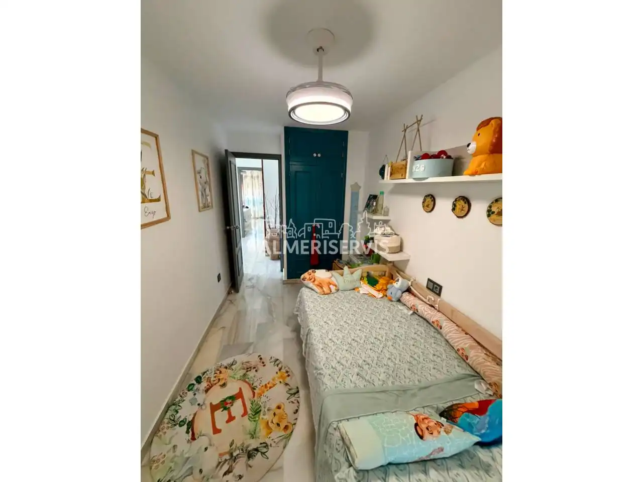 Dormitori de Casa adosada en venda en El Ejido amb Aire condicionat, Terrassa i Moblat