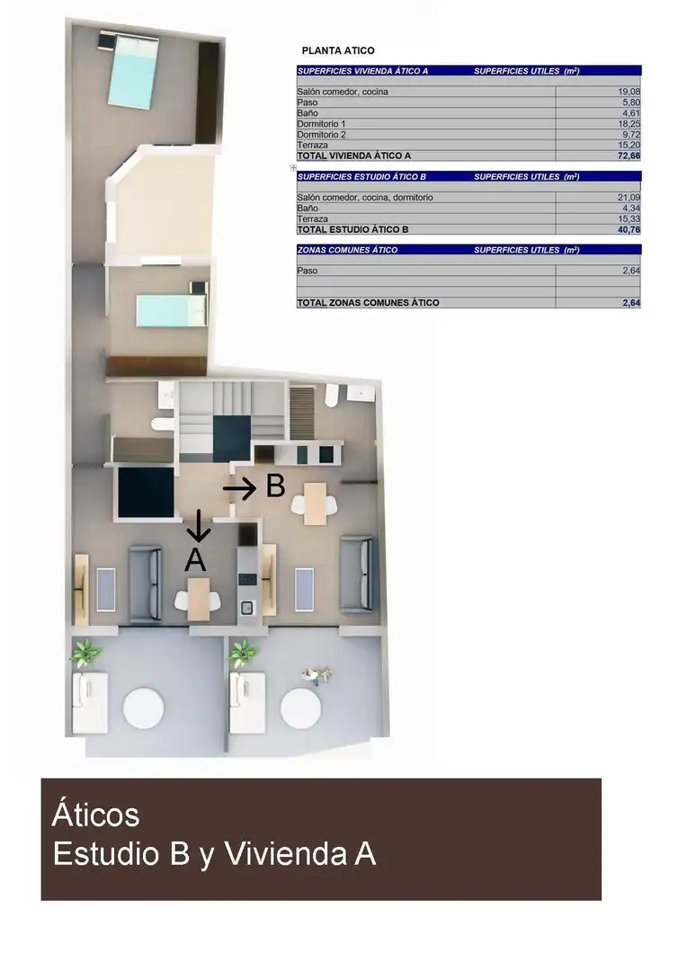 Penthouse with lift for sale in Centro, imagen 3