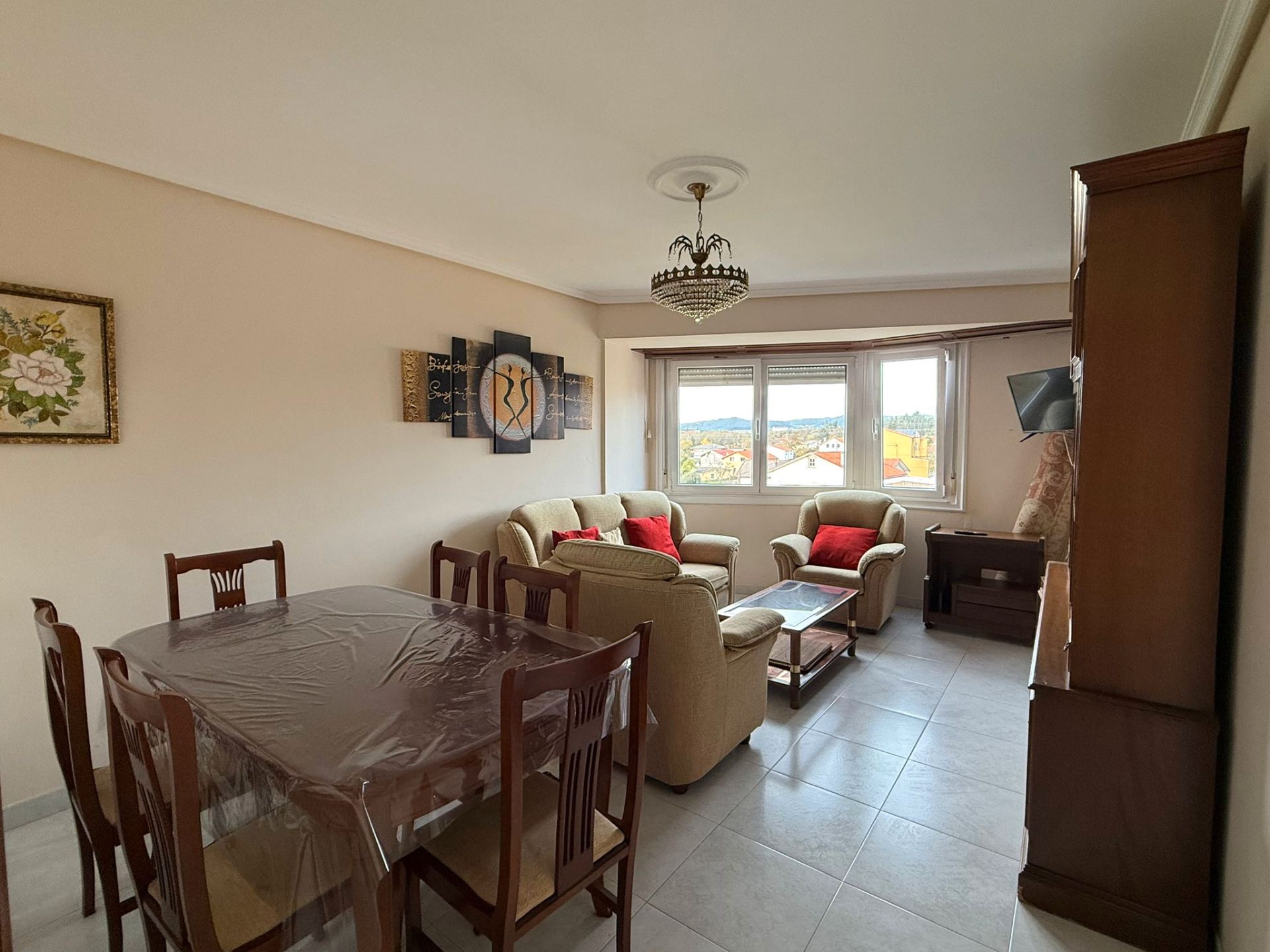 Sala d'estar de Pis en venda en Narón amb Traster, Moblat i Rentadora