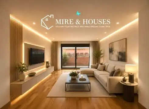 Sala de estar de Ático en venta en Alcobendas con Aire acondicionado, Calefacción y Jardín privado