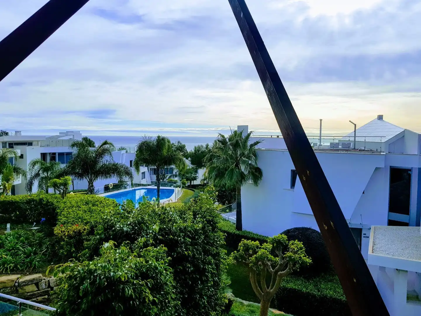 Jardí de Casa adosada de lloguer en Marbella amb Aire condicionat, Jardí privat i Piscina