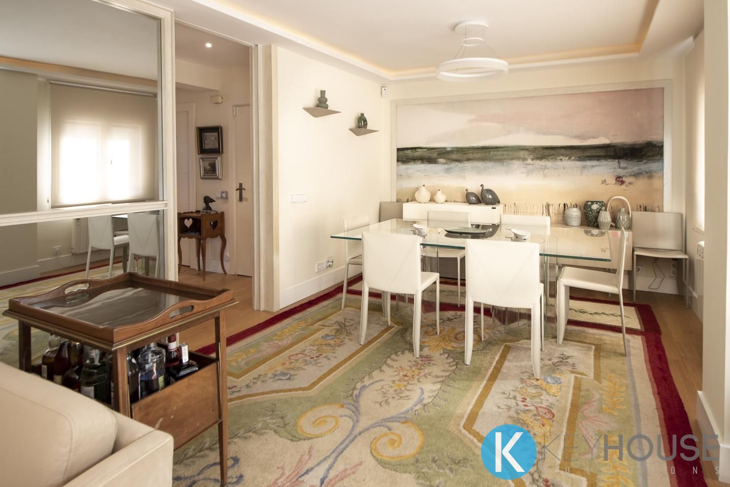 Menjador de Pis en venda en  Madrid Capital amb Aire condicionat, Calefacció i Terrassa