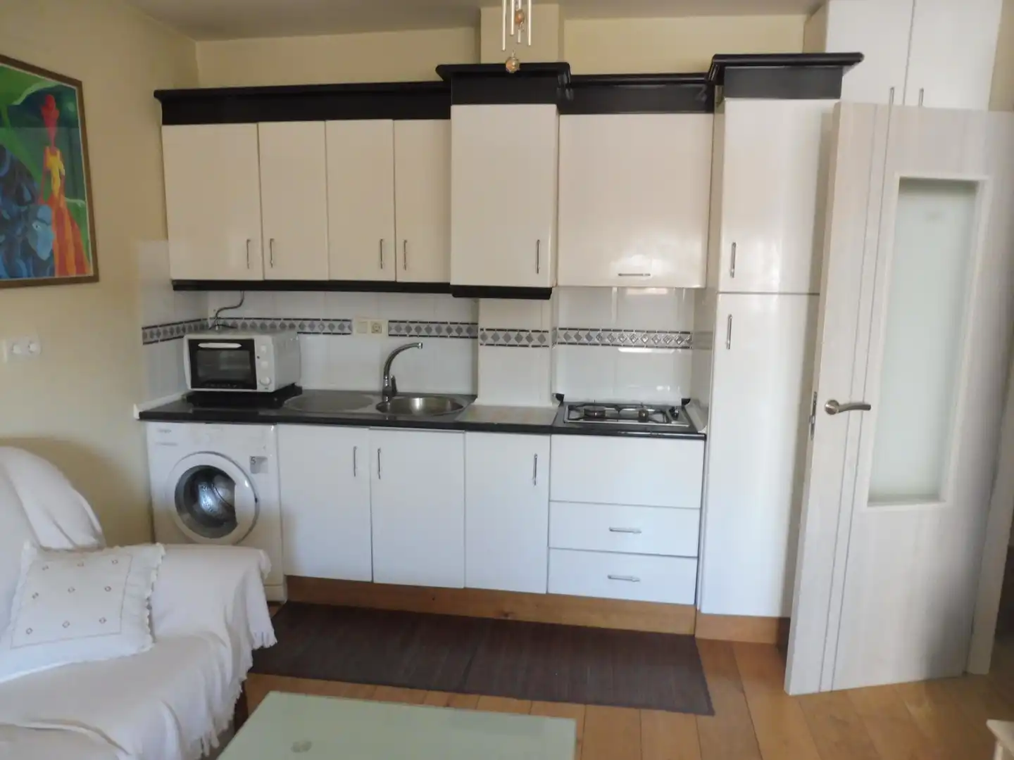 Cuina de Apartament de lloguer en Granada amb Aire condicionat, Calefacció i Terrassa