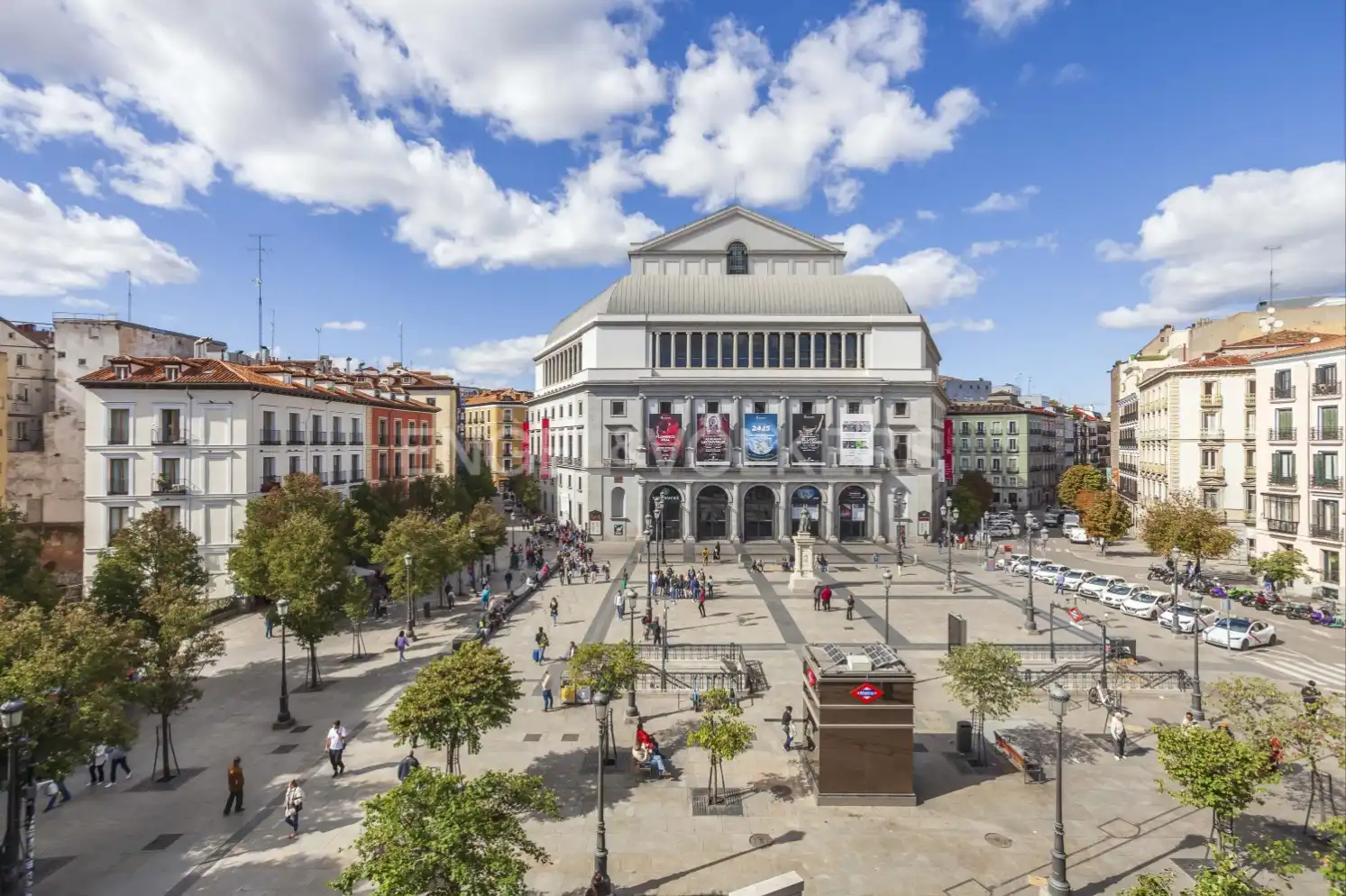 Vista exterior de Piso de alquiler en Madrid con Aire acondicionado, Calefacción y Terraza