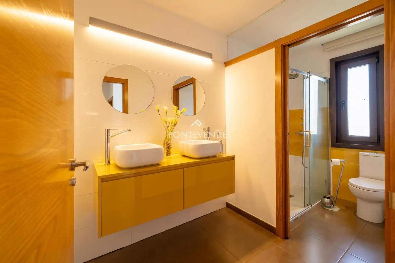 Baño de Casa o chalet en venta en Vigo  con Calefacción, Terraza y Trastero