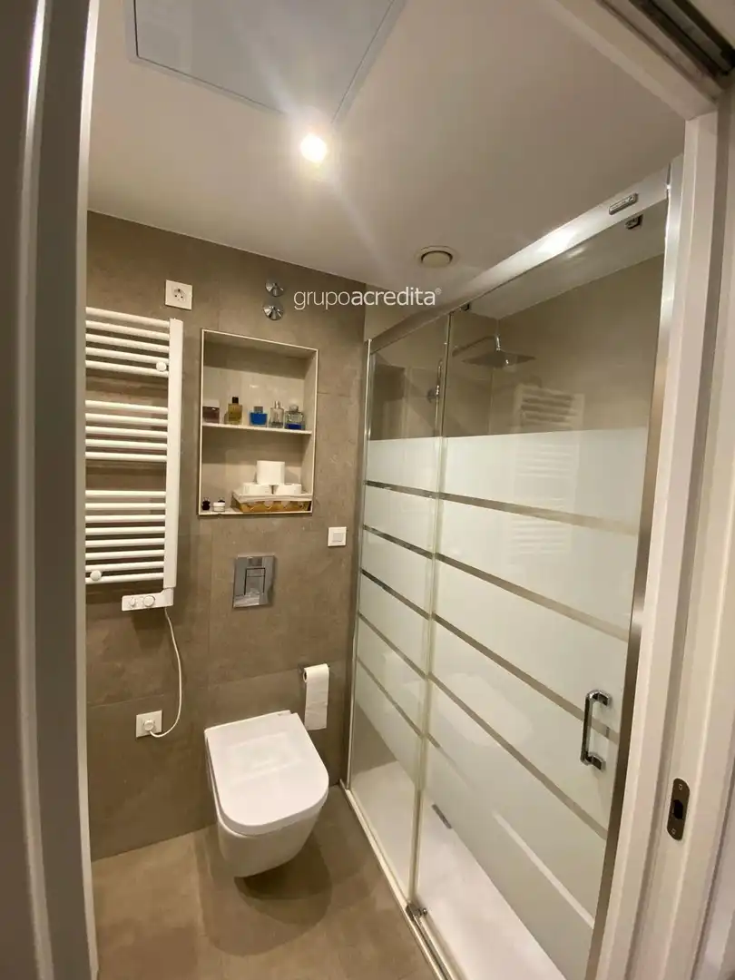 Bathroom of Flat for sale in Teo  with Heating, Parquet flooring and Storage room