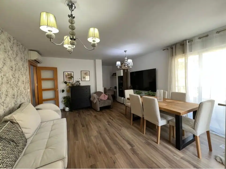 Living room of Flat for sale in Altea  with Air Conditioner and Parquet flooring
