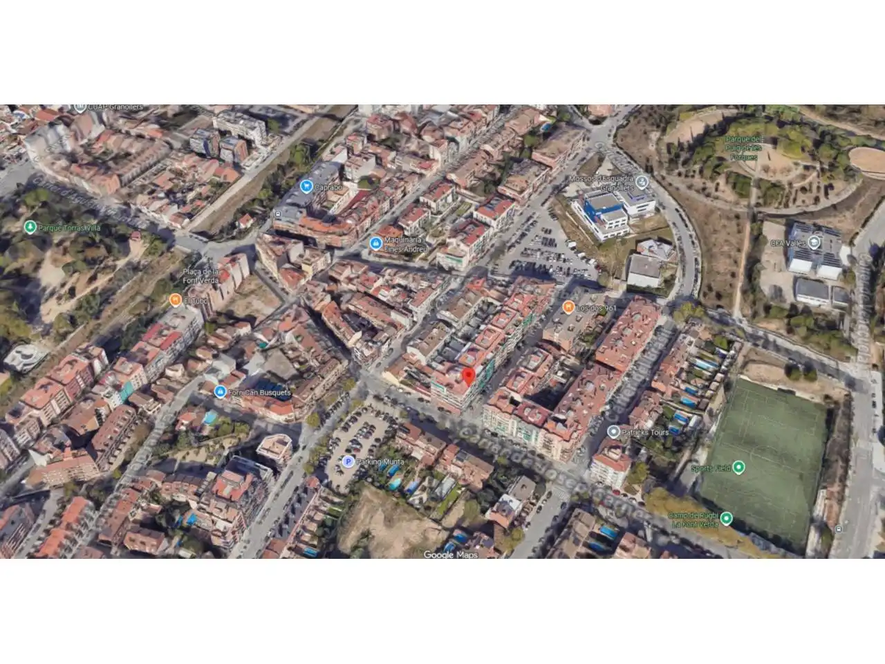 Vista exterior de Piso en venta en Granollers con Balcón