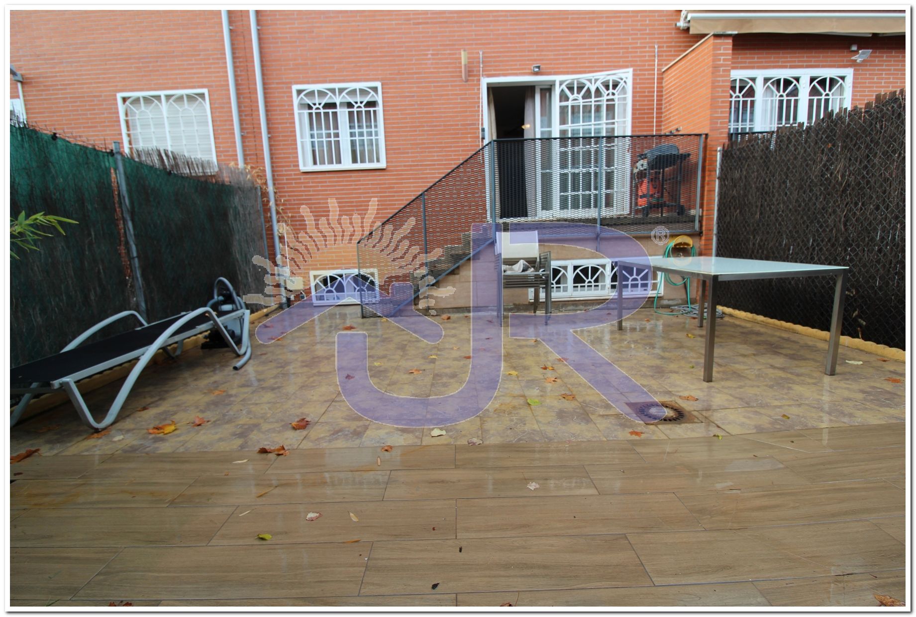 Terraza de Casa adosada de alquiler en Paracuellos de Jarama con Aire acondicionado, Calefacción y Jardín privado