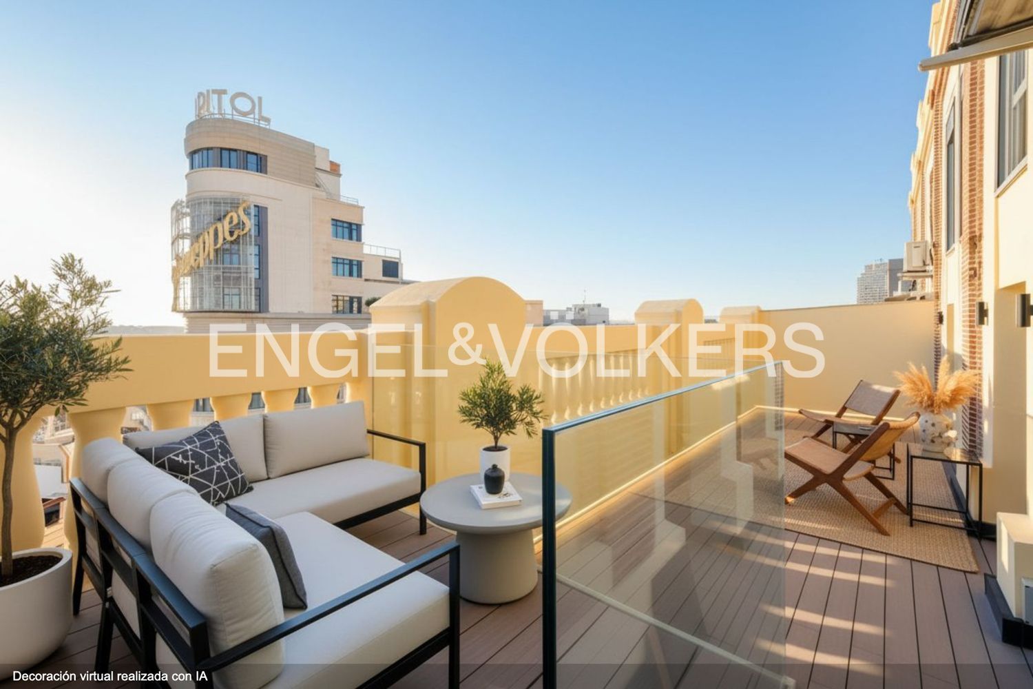 Terrace of Attic for sale in  Madrid Capital  with Air Conditioner, Heating and Terrace