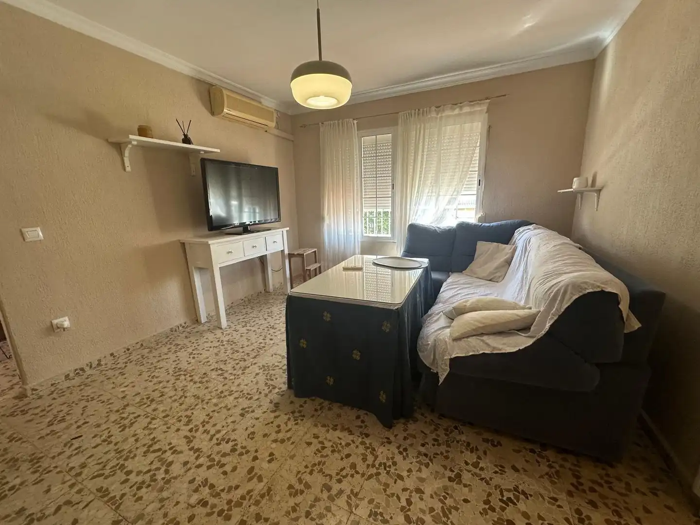 Sala de estar de Piso en venta en Jerez de la Frontera con Aire acondicionado y Jardín privado