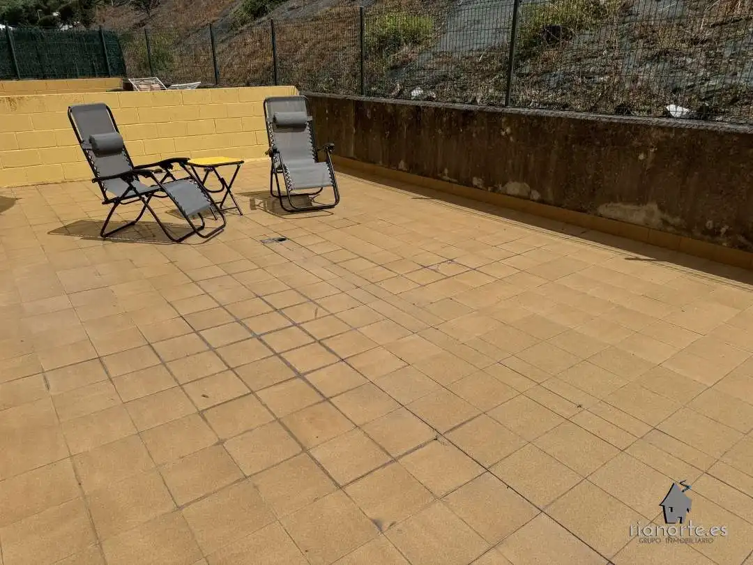 Terrace of Flat for sale in Ribadesella  with Heating, Terrace and Furnished