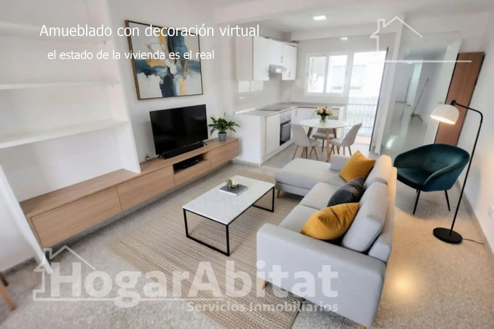 Living room of Flat for sale in Mislata  with Balcony