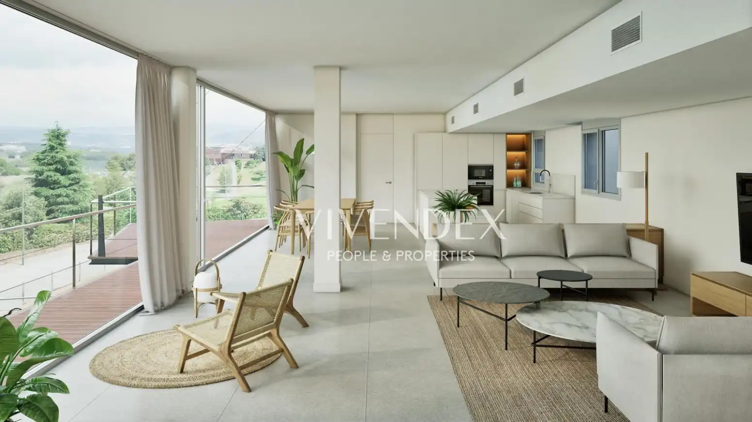 Sala de estar de Casa o chalet en venta en Sant Esteve Sesrovires con Calefacción, Terraza y Piscina