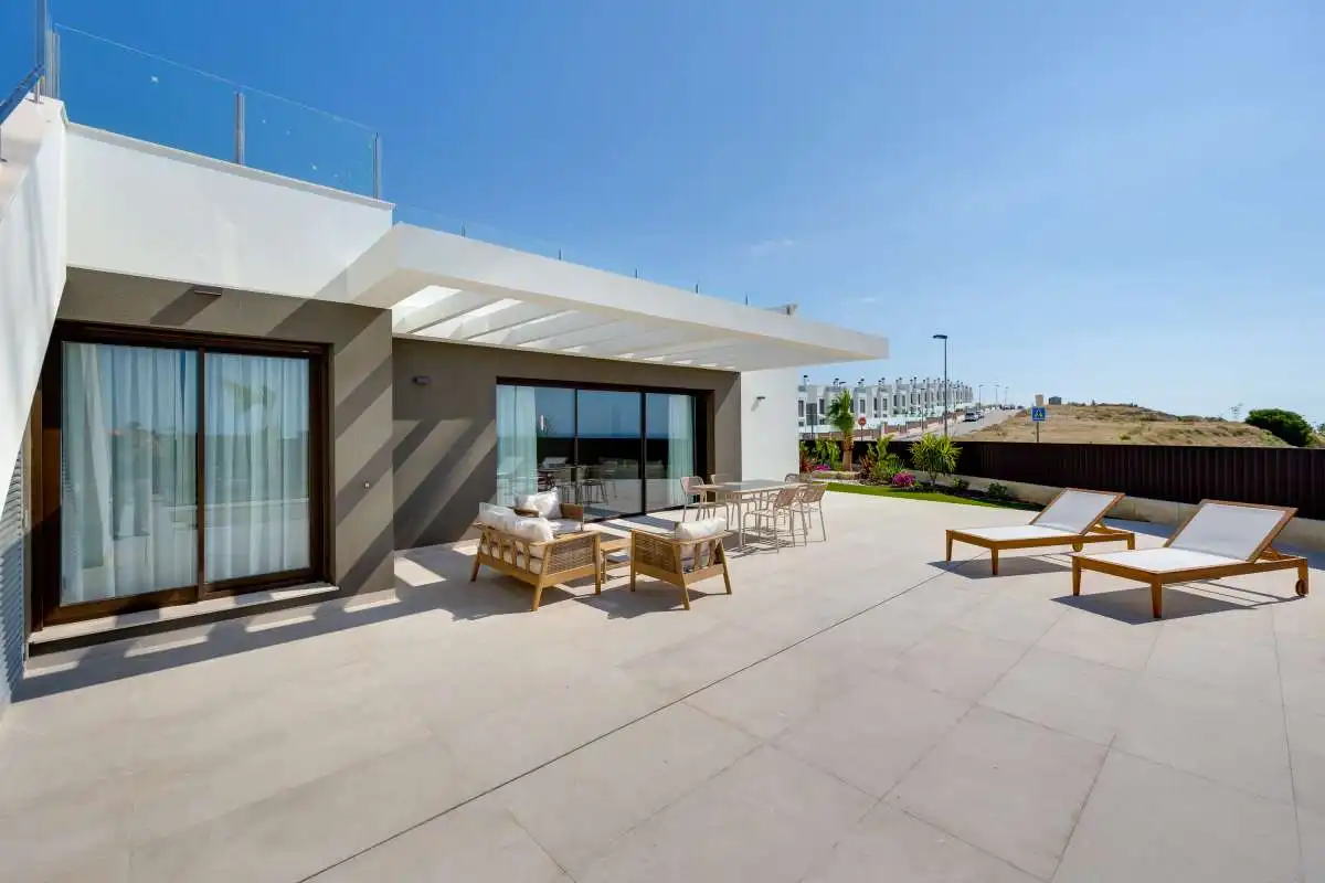 Terrace of Houses for sale in Mutxamel  with Private garden, Terrace and Home automation