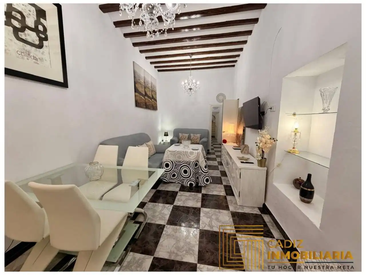 Wohnzimmer von Wohnung zum Verkauf in Cádiz