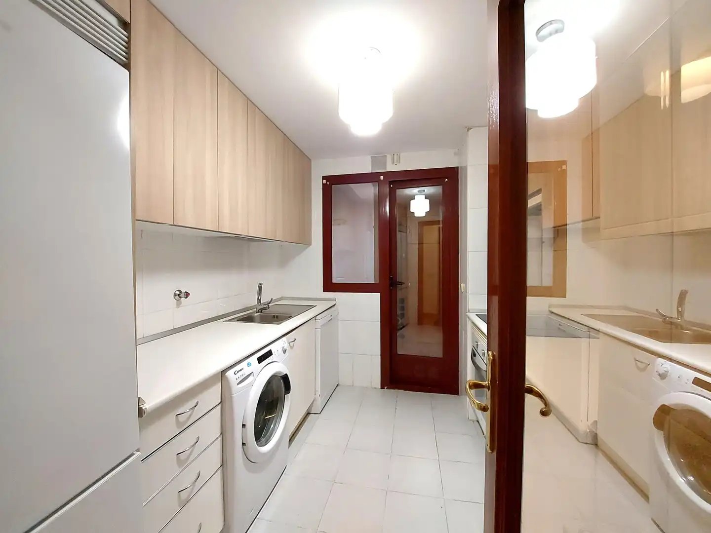 Cocina de Piso de alquiler en Madrid con Aire acondicionado, Calefacción y Parquet