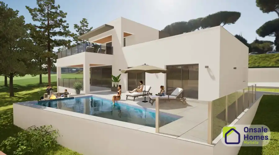 Terrassa de Casa o xalet en venda en Marbella amb Jardí privat