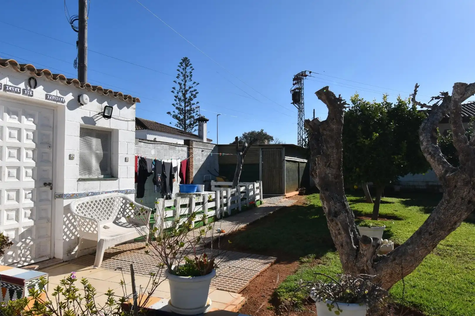 Garden of Houses for sale in Chiclana de la Frontera  with Air Conditioner, Heating and Private garden