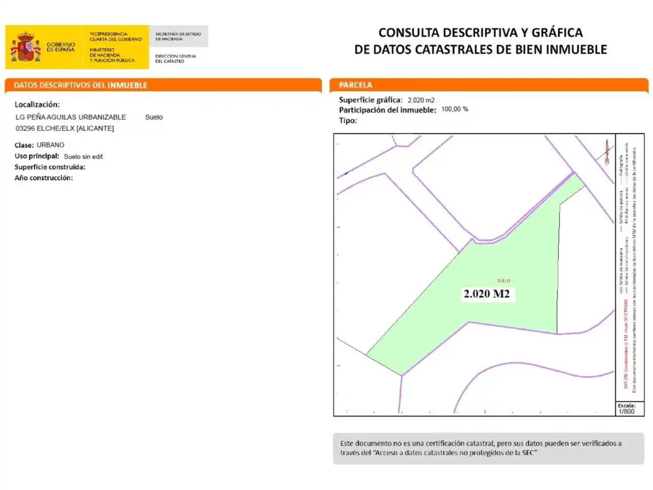 Terreno residencial en venta en Peña de las Águilas, imagen 22