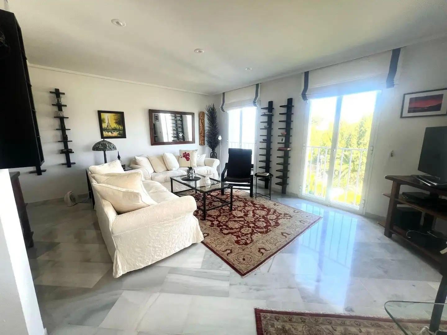 Wohnzimmer von Maisonette zum Verkauf in Estepona mit Klimaanlage, Terrasse und Abstellraum