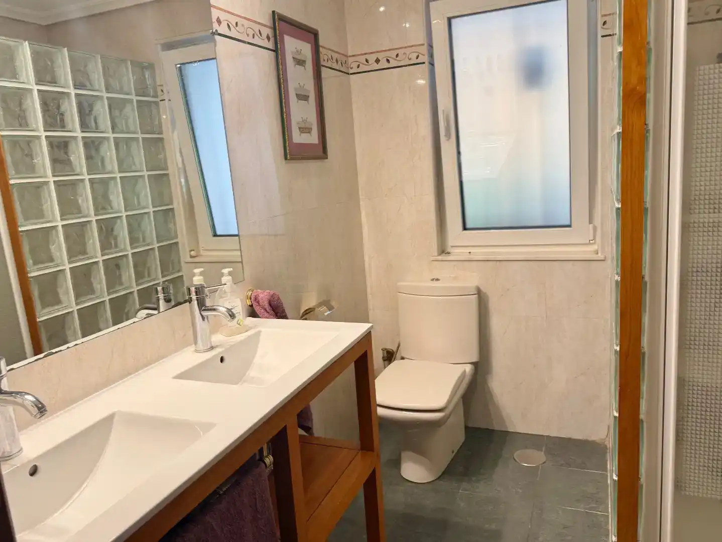 Baño de Piso en venta en Las Rozas de Madrid con Aire acondicionado, Jardín privado y Parquet