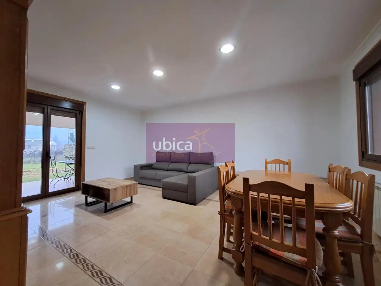 Living room of Houses for rent in Ponteareas  with Heating, Private garden and Terrace