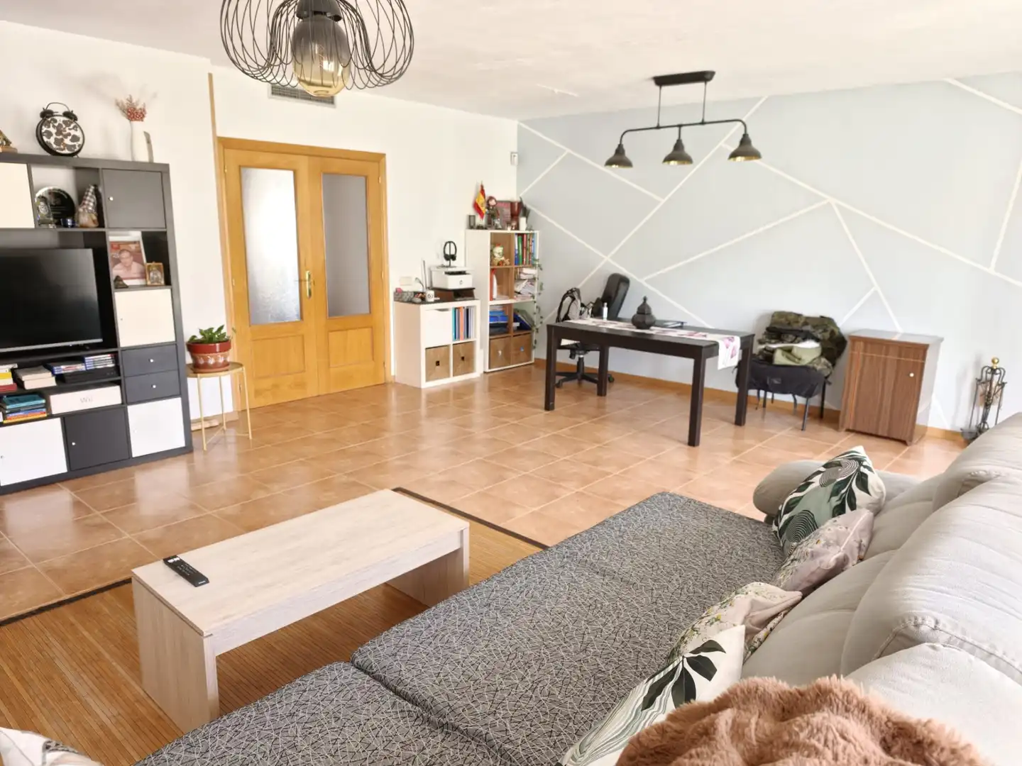 Sala de estar de Casa o chalet en venta en Novés con Aire acondicionado, Calefacción y Jardín privado