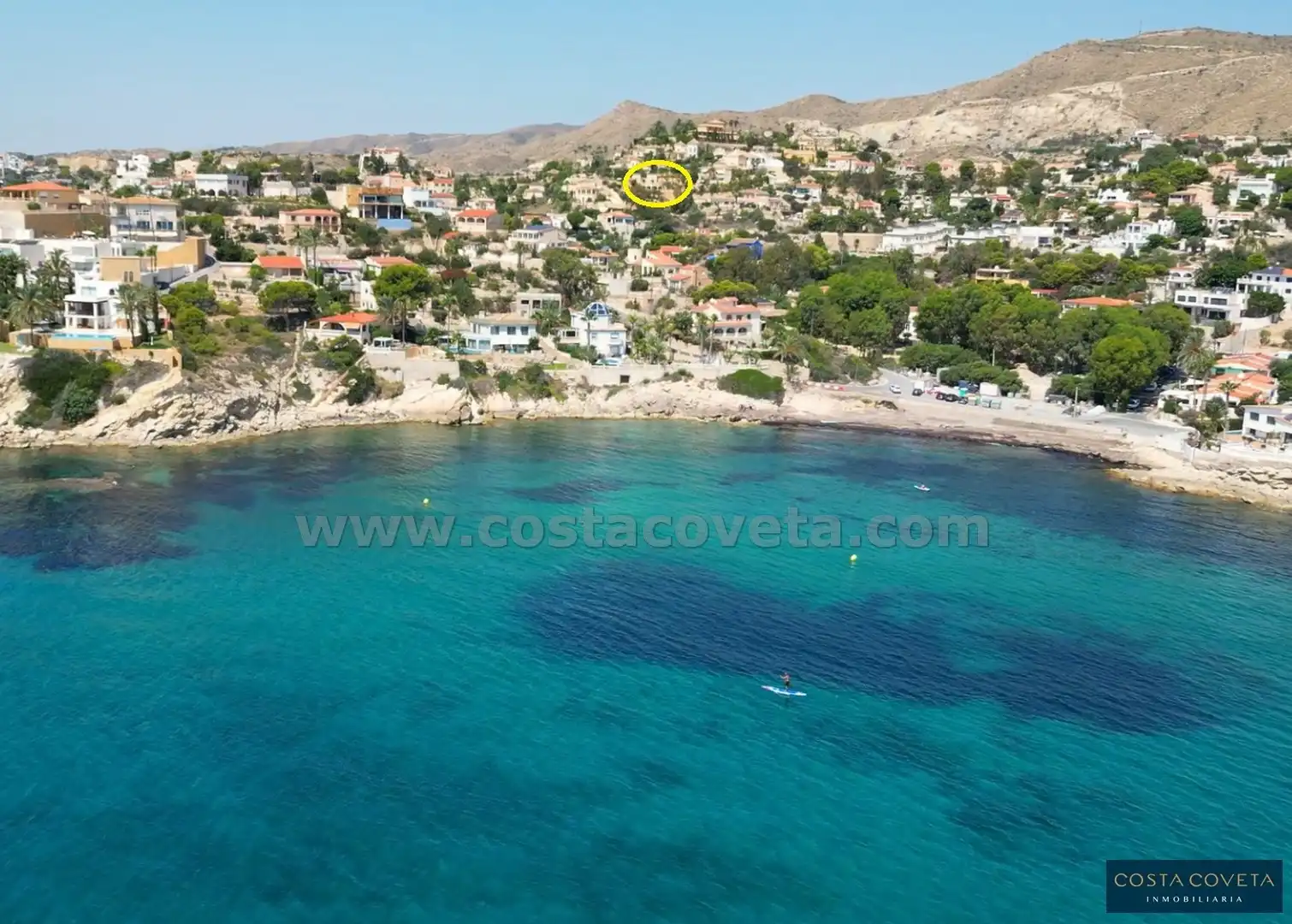 Exterior view of Houses for sale in El Campello  with Air Conditioner, Private garden and Terrace