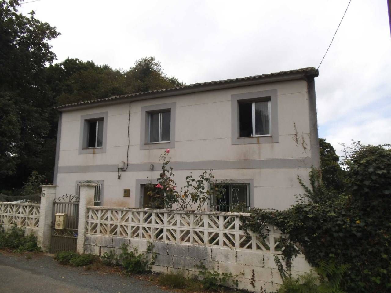 Exterior view of Houses for sale in Sobrado (A Coruña)  with Private garden