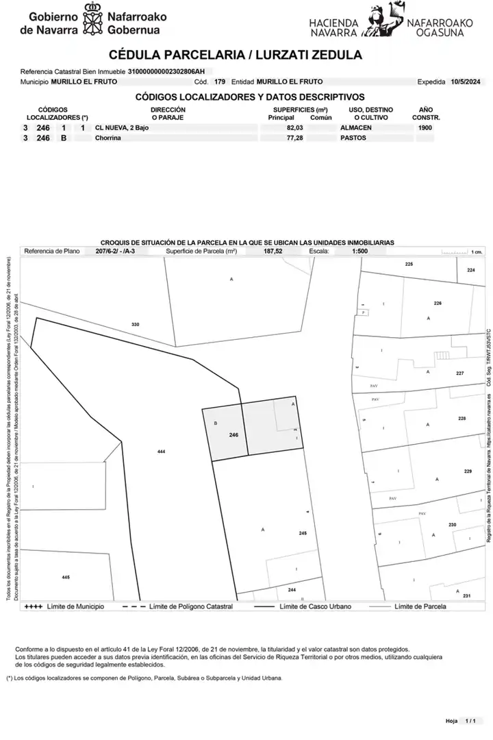 Rural land for sale in Murillo el Fruto - CALLE NUEVA, imagen 3