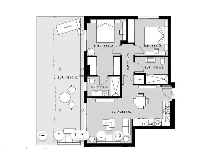 Apartamento con terraza en venta en El Faro de Calaburra - Chaparral, imagen 15