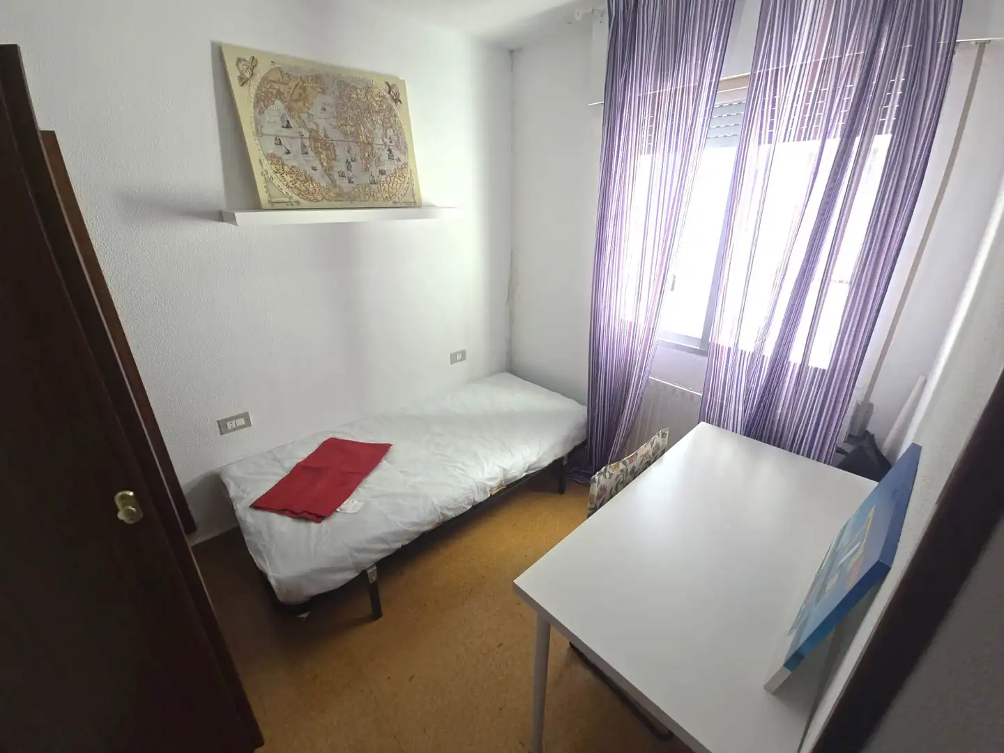 Bedroom of Apartments for rent in Cáceres  with Air Conditioner, Heating and Furnished