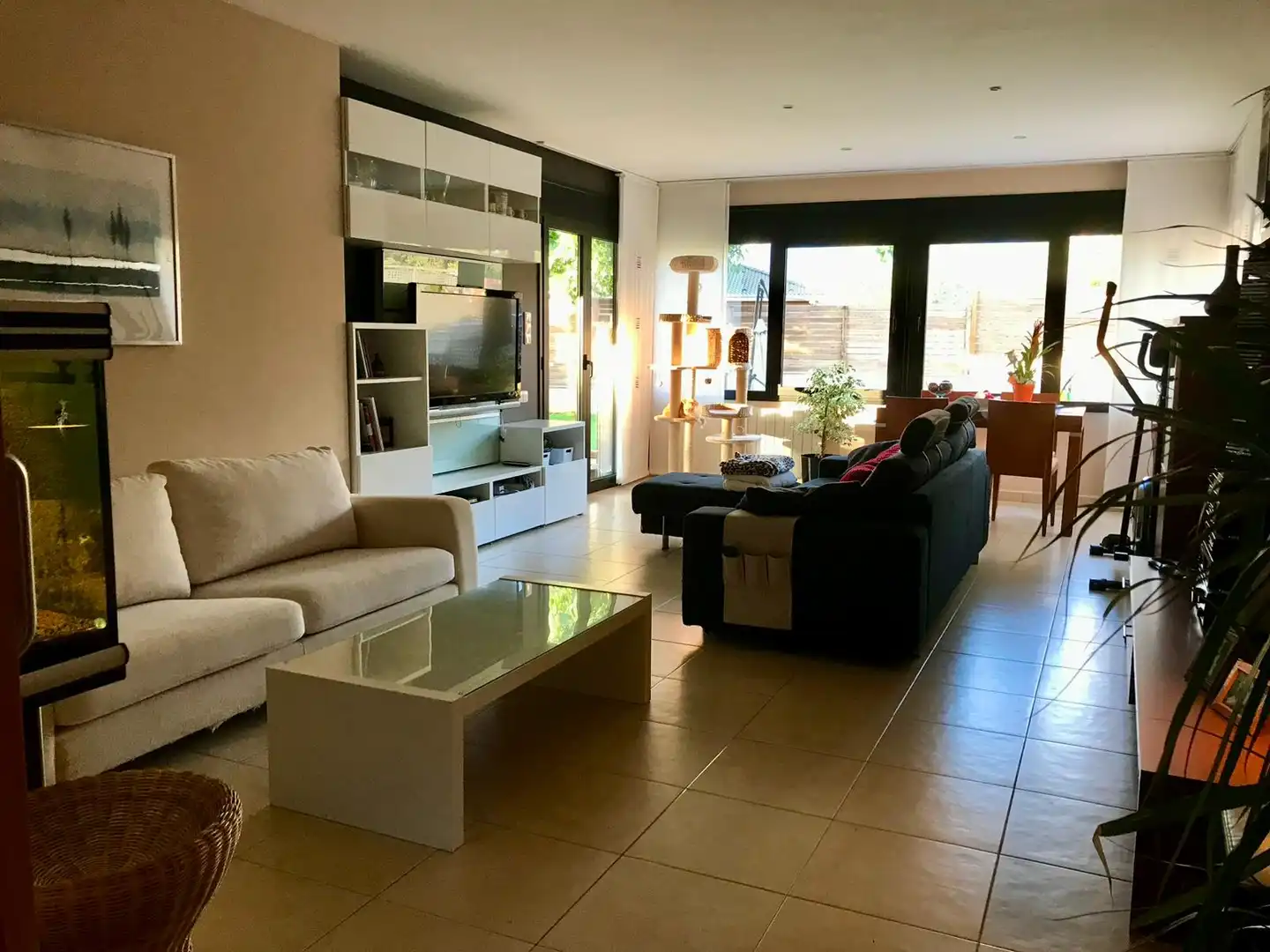 Sala de estar de Casa o chalet en venta en Santa Maria de Palautordera con Calefacción, Jardín privado y Terraza