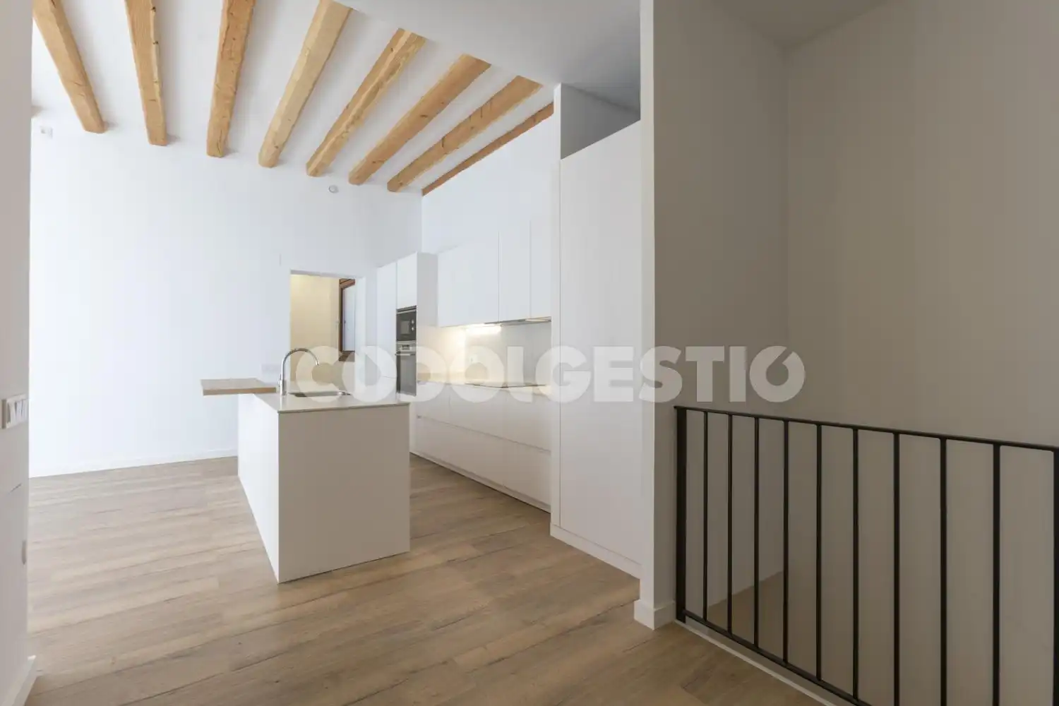 Cocina de Piso de alquiler en Vic con Balcón
