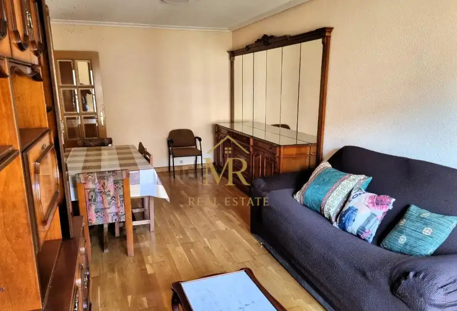 Living room of Flat for rent in Salamanca Capital  with Heating, Parquet flooring and Furnished