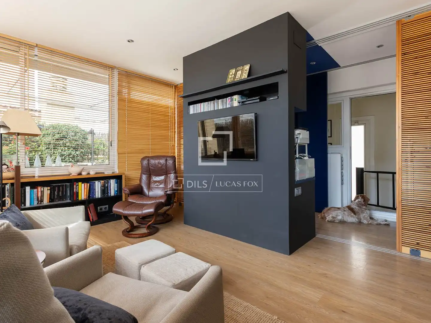 Sala d'estar de Àtic en venda en Barcelona amb Aire condicionat, Calefacció i Terrassa