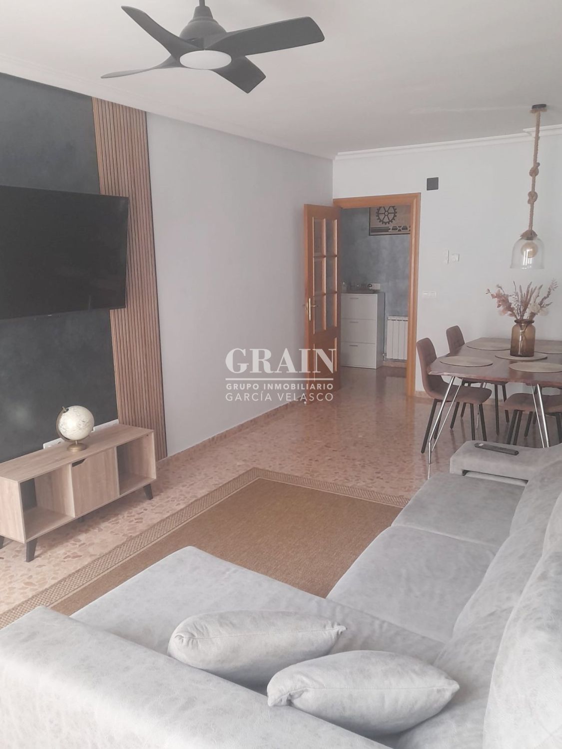 Wohnzimmer von Wohnung zum Verkauf in Chinchilla de Monte-Aragón mit Heizung, Abstellraum und Balkon