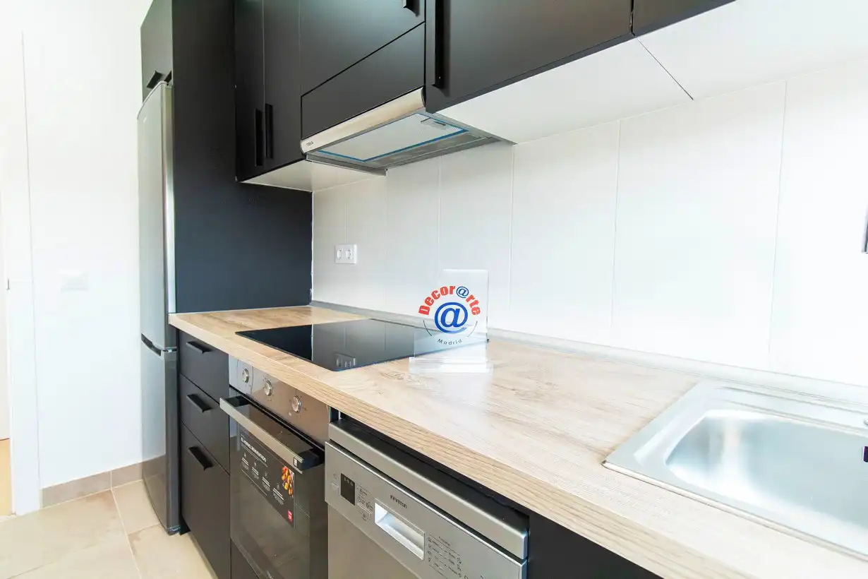 Cocina de Piso de alquiler en Madrid con Aire acondicionado, Calefacción y Terraza
