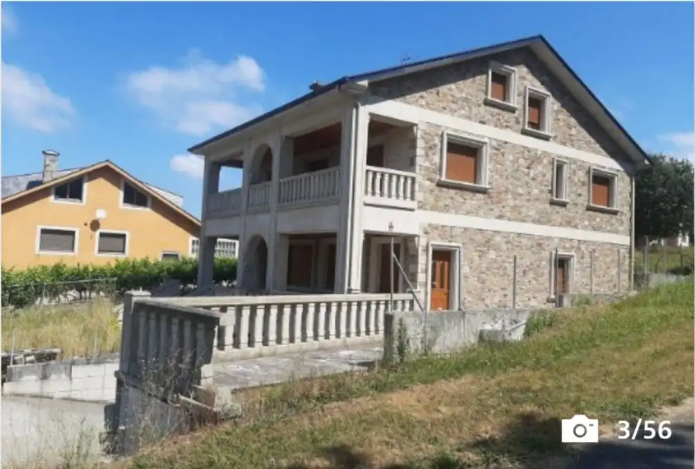 Vista exterior de Casa o chalet en venta en Oza dos Ríos con Jardín privado, Terraza y Trastero