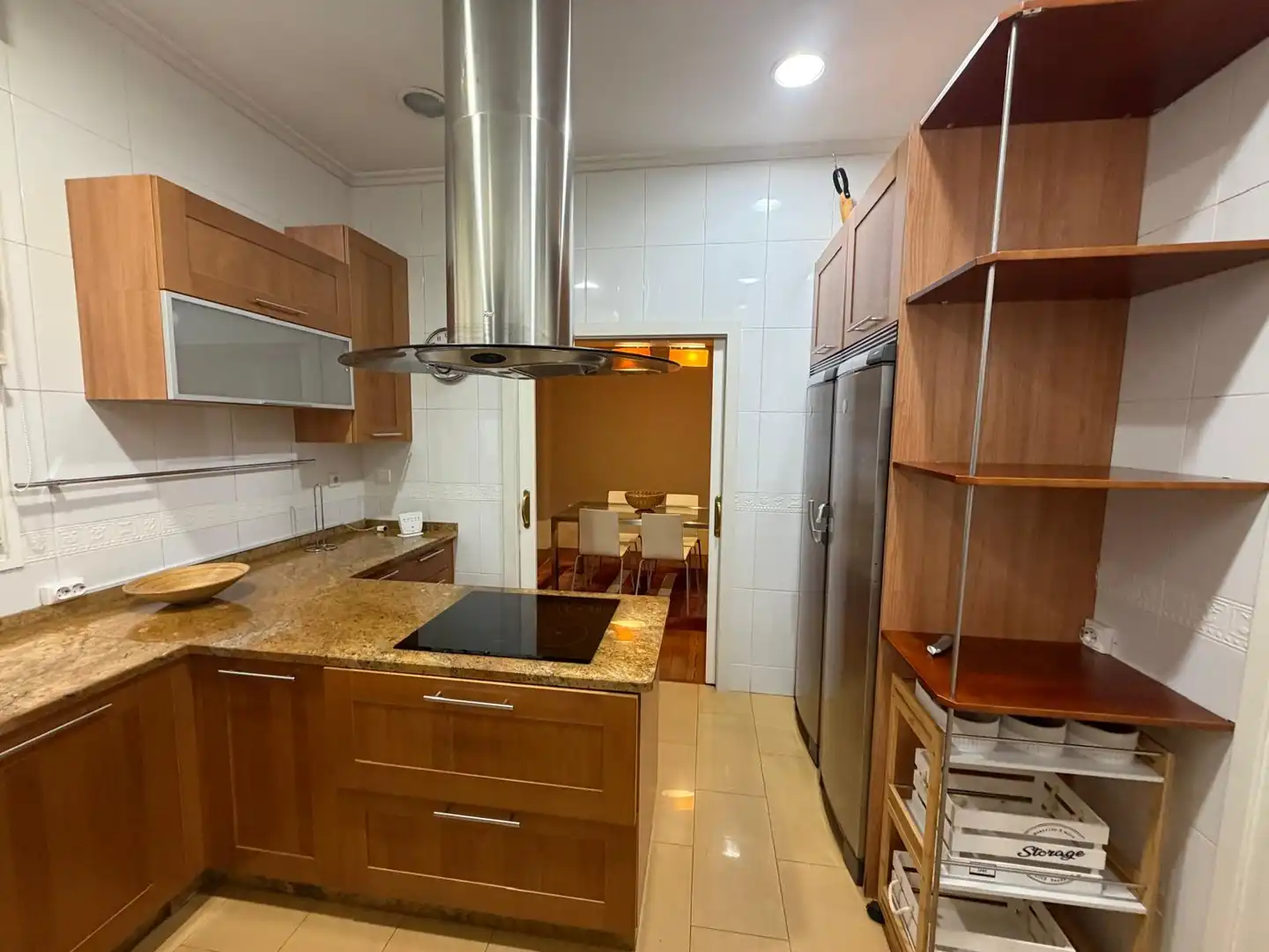 Küche von Wohnung zur Miete in Vigo  mit Heizung, Parkett und Möbliert
