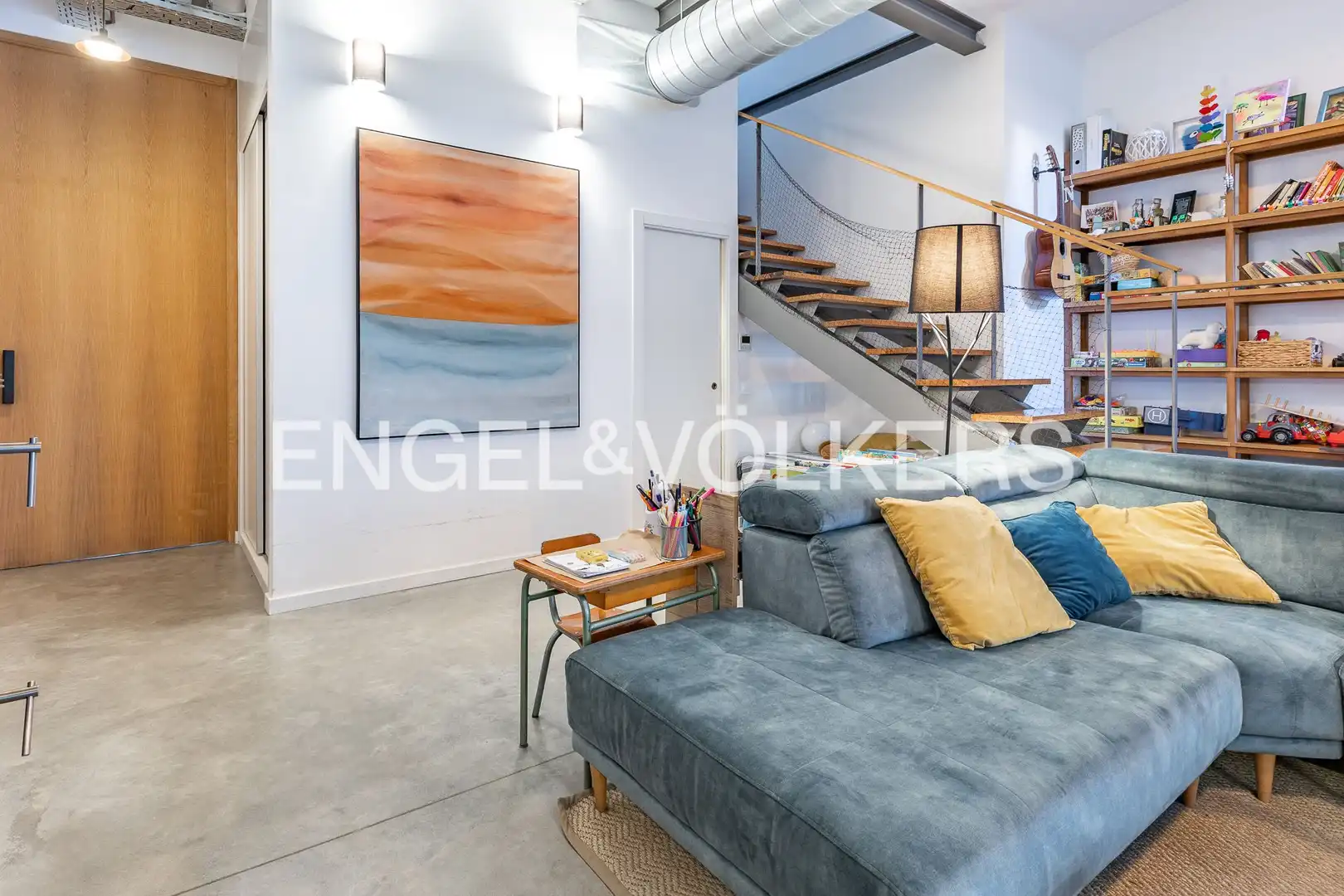 Wohnzimmer von Wohnungen zum Verkauf in Badalona mit Klimaanlage, Heizung und Terrasse