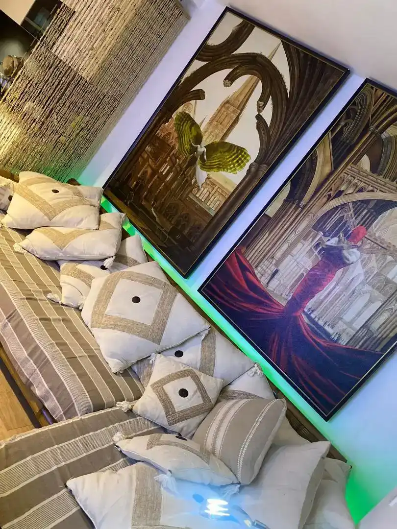 Wohnzimmer von Wohnungen zur Miete in Málaga Capital mit Klimaanlage und Schwimmbad