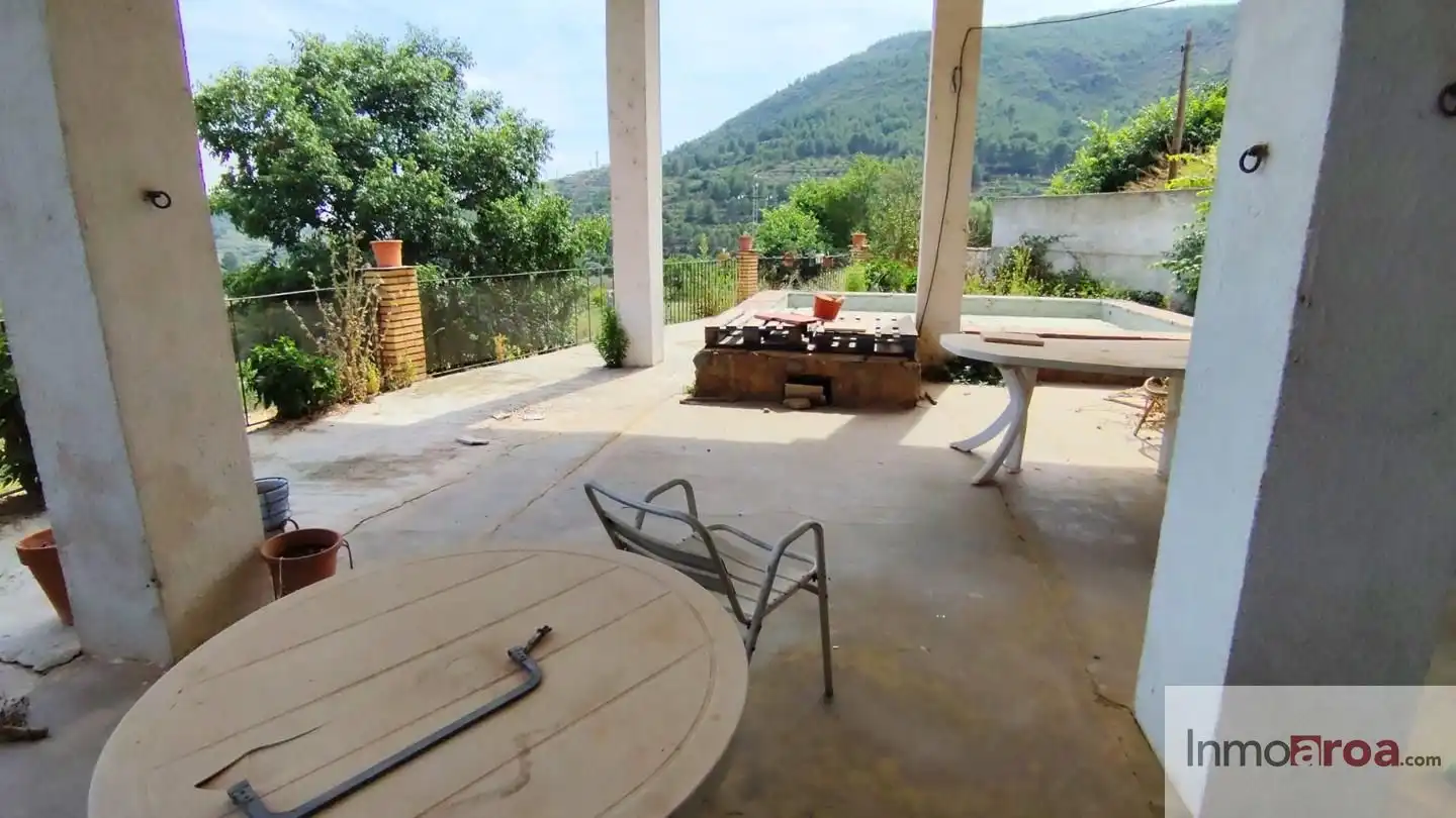 Terraza de Casa o chalet en venta en Gátova con Jardín privado, Terraza y Piscina